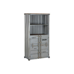 Scaffale Home ESPRIT Grigio Blu cielo Metallo Legno MDF 87 x 44 x 168,5 cm