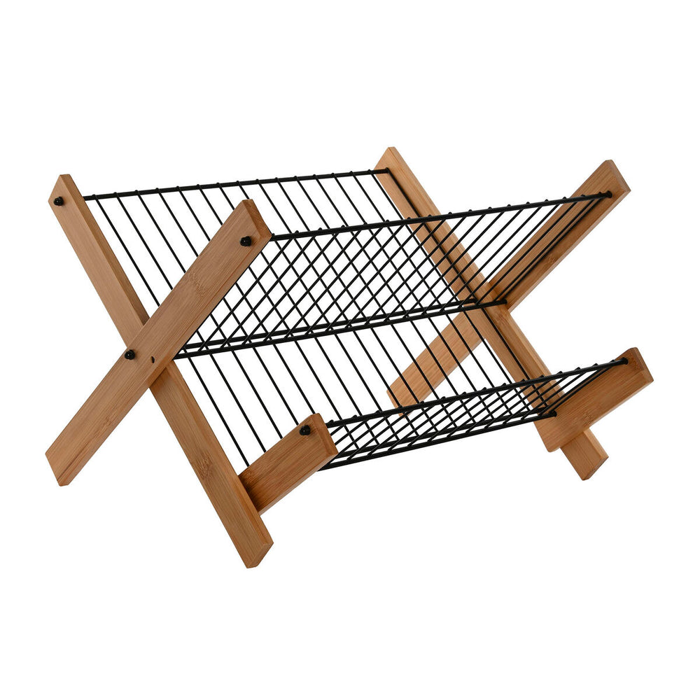 Scolapiatti da Lavandino Home ESPRIT Nero 39,5 x 38 x 27 cm