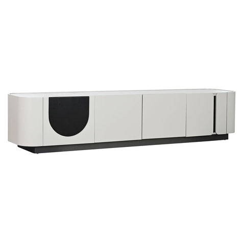 Mobile TV Home ESPRIT Bianco Nero Beige 200 x 40 x 42 cm