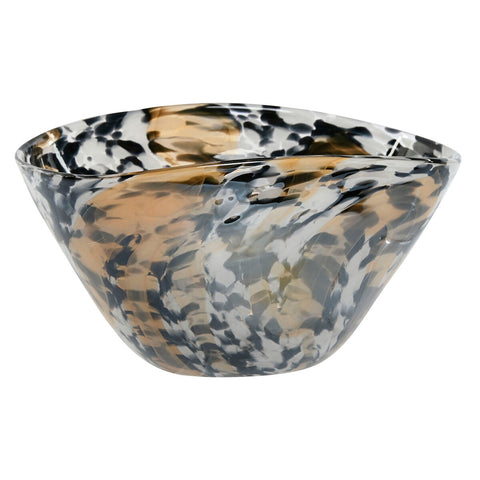 Centrotavola Home ESPRIT Nero Crema Cristallo 29 x 20 x 15,5 cm
