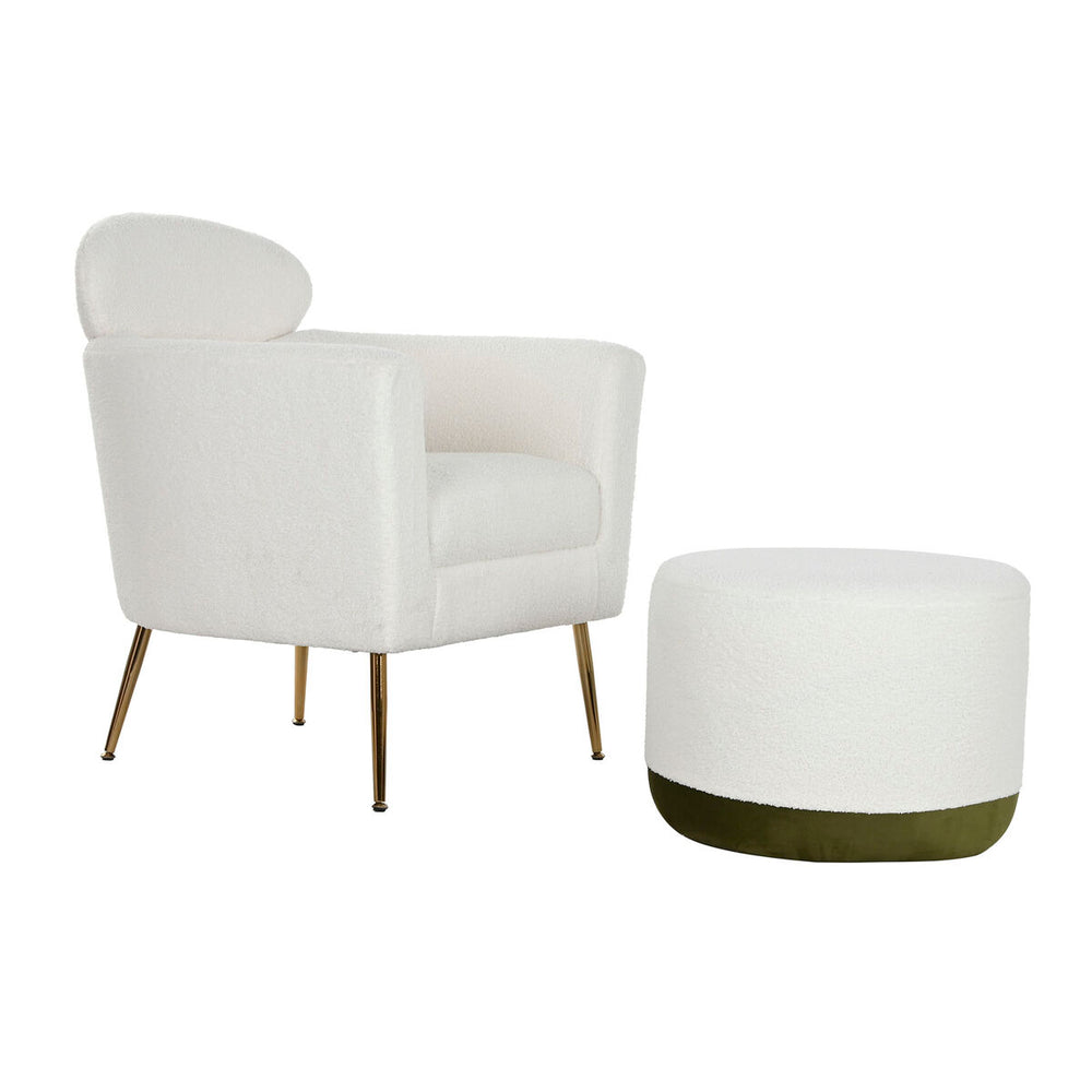 Poltrona Home ESPRIT Poliestere Legno 74 X 76 X 82 cm