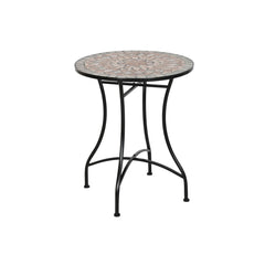 Mesa auxiliar Home ESPRIT Negro Multicolor 60 x 60 x 72 cm