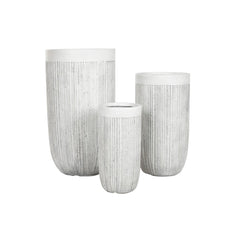 Macetero Home ESPRIT Magnesio (3 Piezas)