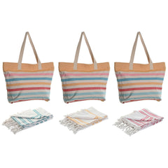Borsa Donna Home ESPRIT Multicolore 37 x 12 x 36 cm (3 Unità)
