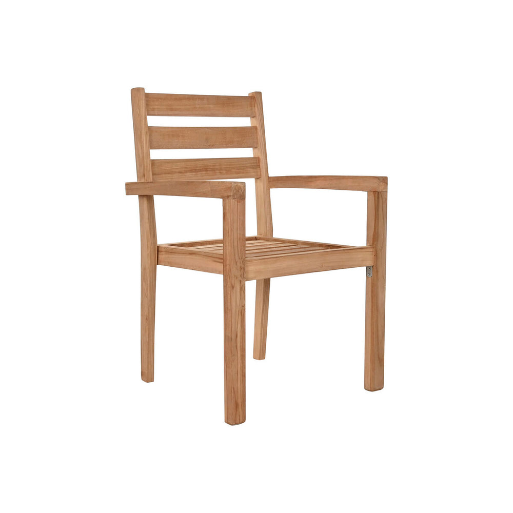 Sedia da giardino Home ESPRIT Marrone Teca 67 x 55 x 95 cm