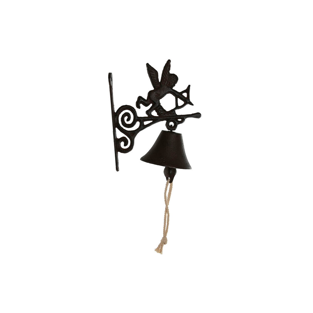 Campana Home ESPRIT Marrone Nero Ferro 16,5 x 10 x 21 cm