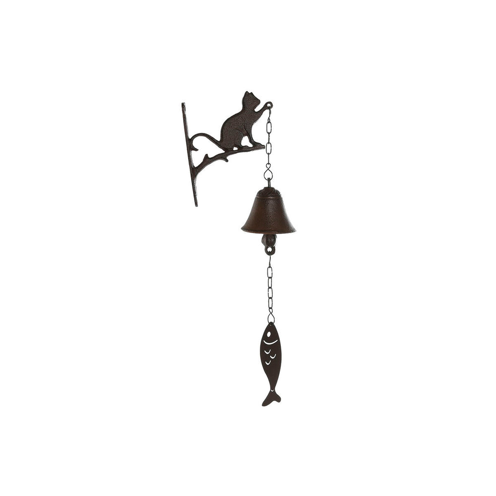 Campana Home ESPRIT Marrone Nero Ferro 15,7 x 7,5 x 42 cm