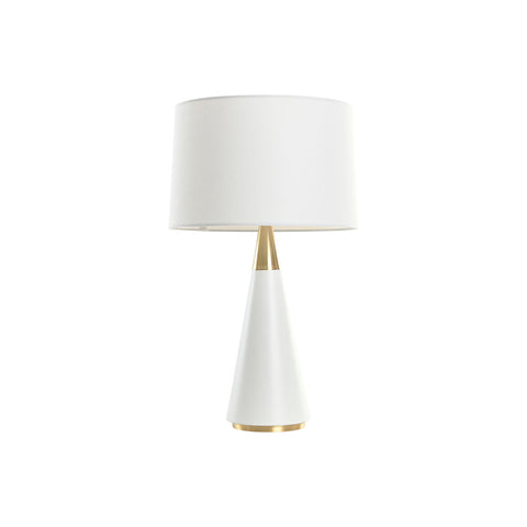 Lampada da tavolo Home ESPRIT Bianco Dorato 50 W 220 V