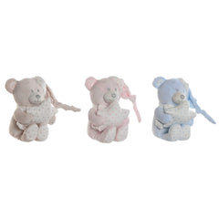 Peluche Home ESPRIT Azzurro Beige Rosa Poliestere 20 x 10 x 15 cm (3 Unità)
