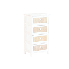 Cassettiera Home ESPRIT Bianco Cottage Decapaggio 40 x 29 x 73 cm