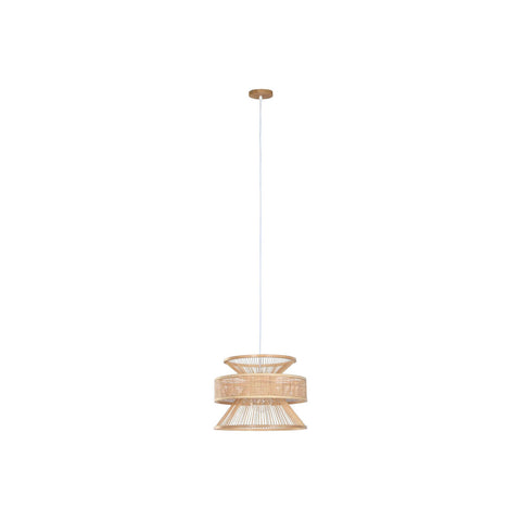 Lampadario Home ESPRIT Marrone Bambù 50 W 40 x 40 x 30 cm