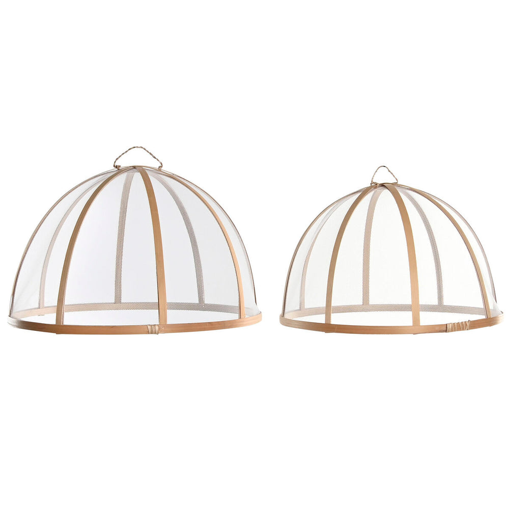 Cubreplatos Home ESPRIT Bambú 35 x 35 x 22 cm