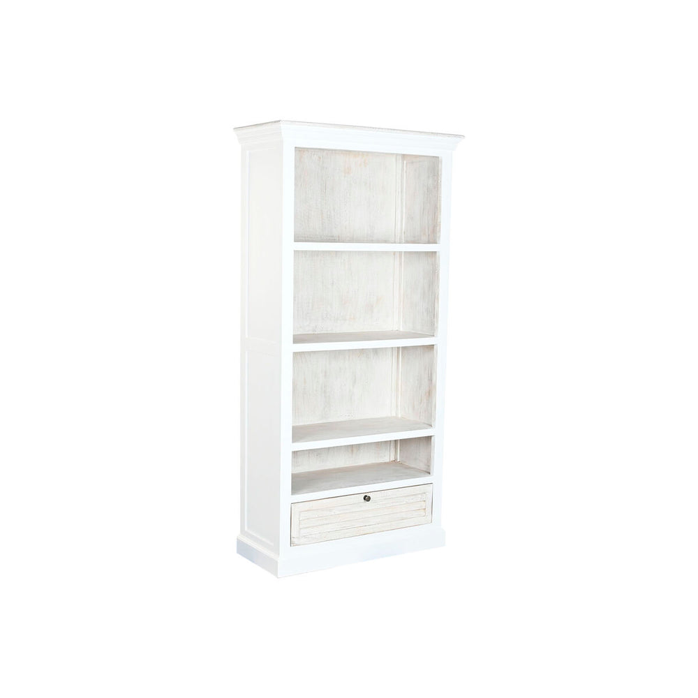 Scaffale Home ESPRIT Bianco Legno di mango 90 x 40 x 180 cm