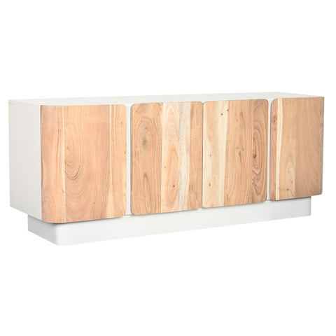 TV furniture Home ESPRIT White Natural 140 x 40 x 55 cm