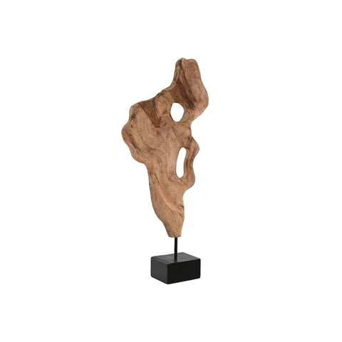 Statua Decorativa Home ESPRIT Nero Marrone Chiaro Moderno 26 X 8 X 56 CM