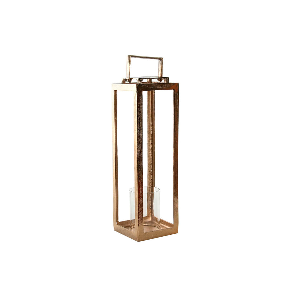 Lanterna Home ESPRIT Dorato Alluminio Cristallo Moderno 20 x 20 x 74 cm