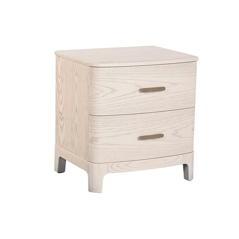 Comodino Home ESPRIT Grigio chiaro 53 x 42 x 56,2 cm