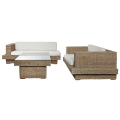 Divano da Giardino Home ESPRIT Naturale 192 x 105 x 63 cm