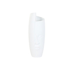 Vaso Home ESPRIT Bianco Magnesio Moderno Viso 33 x 33 x 72 cm