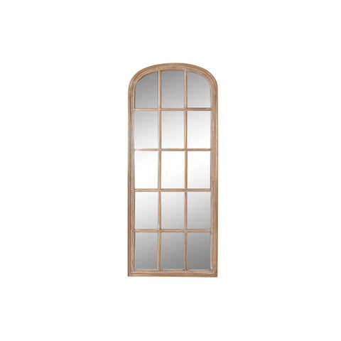 Specchio da parete Home ESPRIT Naturale Finestra Decapaggio 70,5 x 4 x 170,5 cm