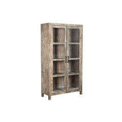 Display Stand Home ESPRIT White Brown Recycled Wood 100 x 40 x 180 cm