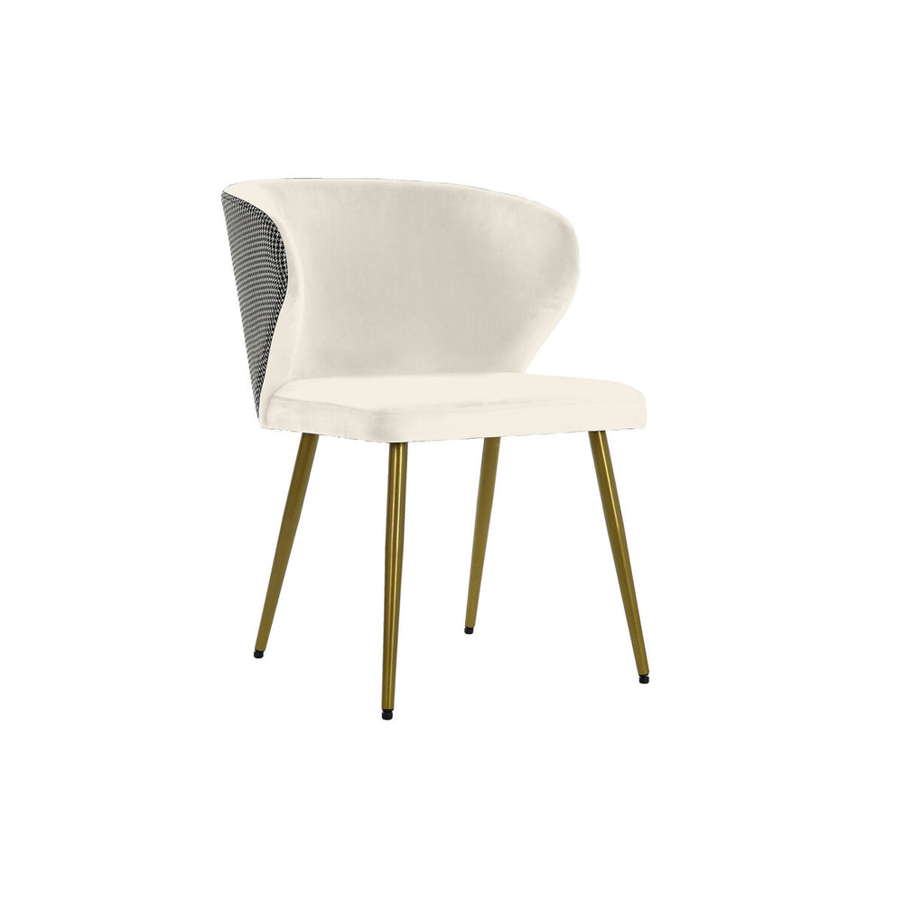 Sedia da Ufficio Home ESPRIT Bianco Nero