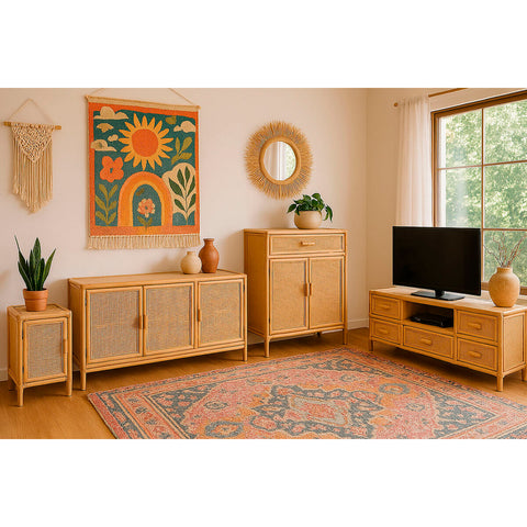Tavolo aggiuntivo Home ESPRIT Marrone Chiaro