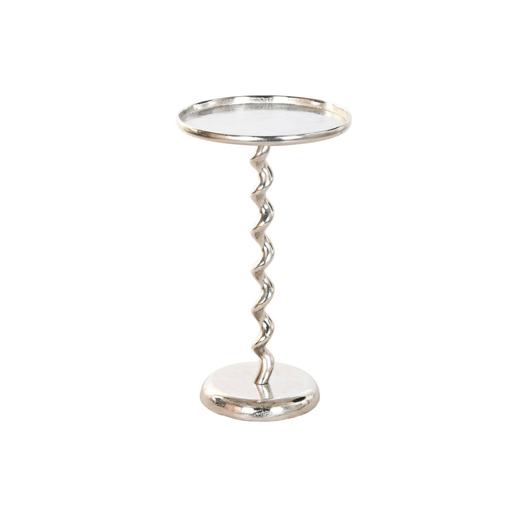 Tavolo aggiuntivo Home ESPRIT Argentato 35 x 35 x 61 cm