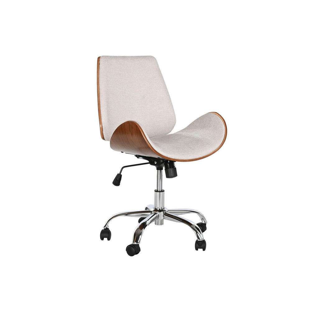 Sedia da Ufficio Home ESPRIT Marrone Beige Argentato