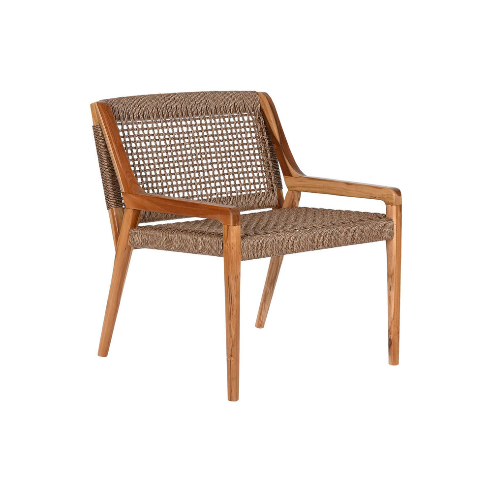 Poltrona Home ESPRIT Marrone Teca Fibra sintetica 65 X 62 X 72 CM
