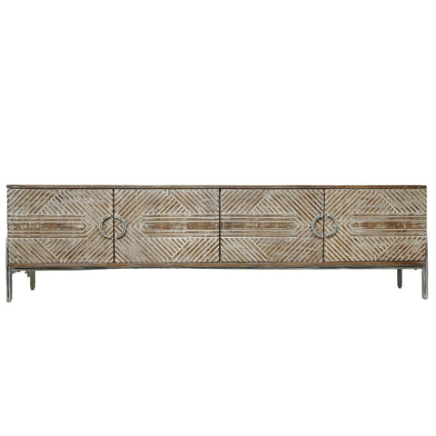 Mobile TV Home ESPRIT Bianco 180 x 40 x 50 cm
