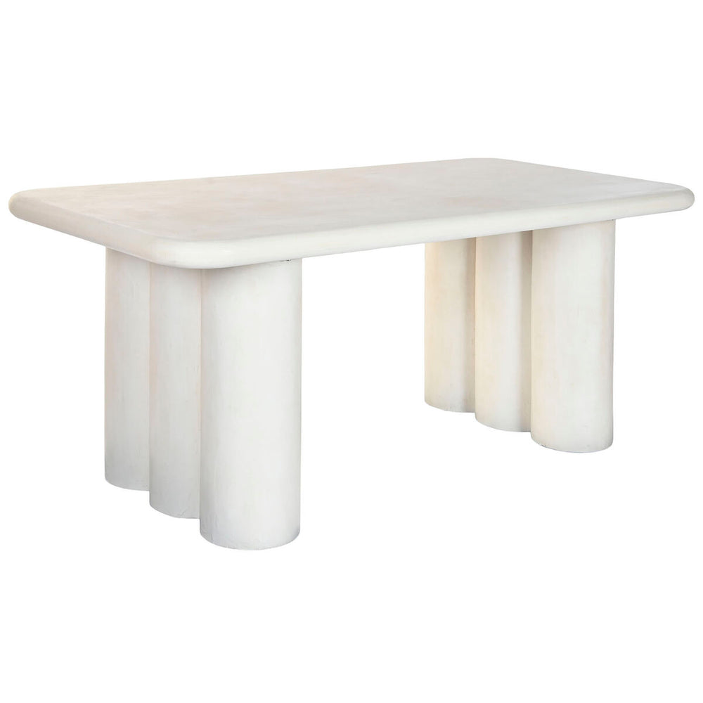 Tavolo da Pranzo Home ESPRIT Bianco Resina Legno MDF 180 x 90 x 76 cm