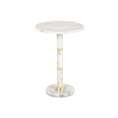 Tavolo aggiuntivo Home ESPRIT Bianco Dorato 41 X 41 X 58 CM