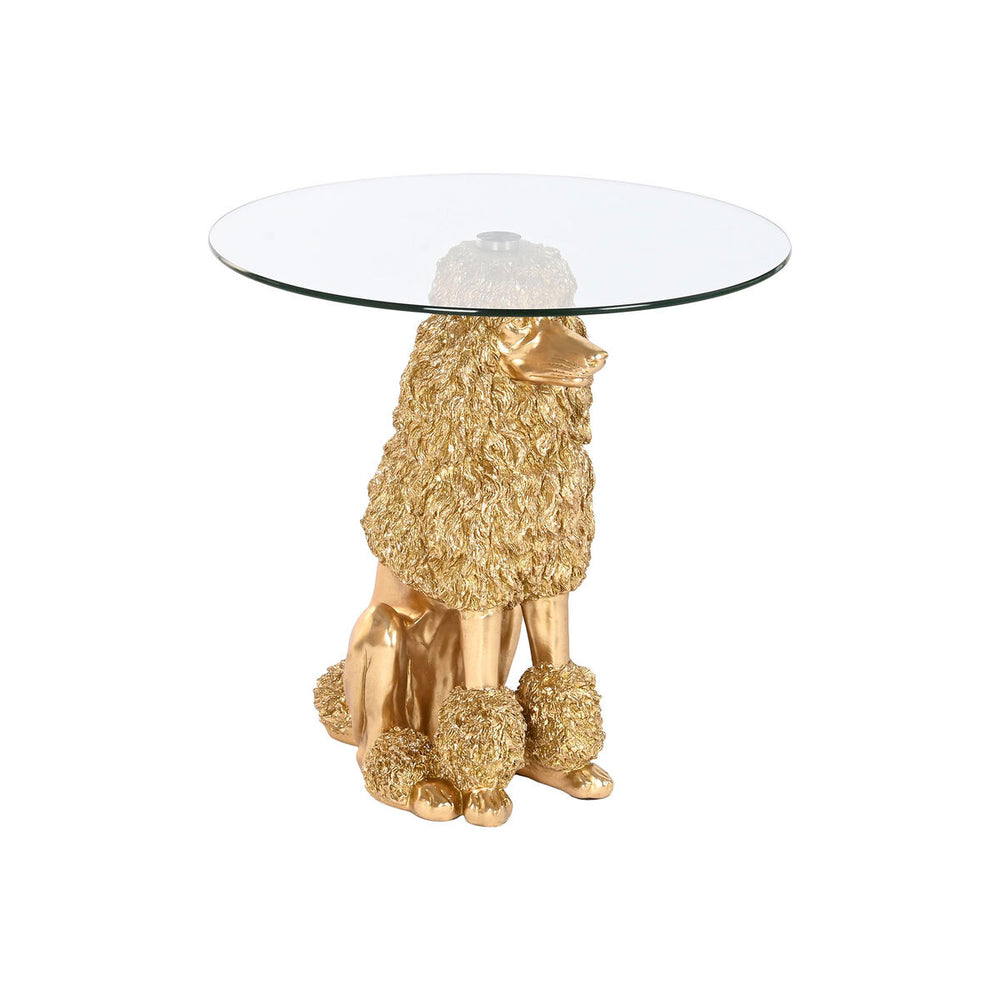Tavolo aggiuntivo Home ESPRIT Dorato 60,5 X 60,5 X 62 CM