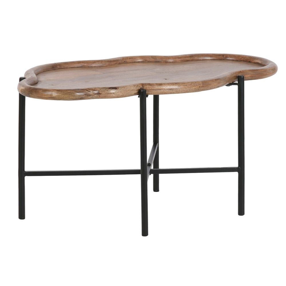 Tavolo aggiuntivo Home ESPRIT Marrone Nero 88 X 49 X 42 CM