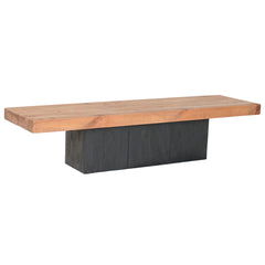 Mobile TV Home ESPRIT Nero Naturale 180 X 48 X 40 CM