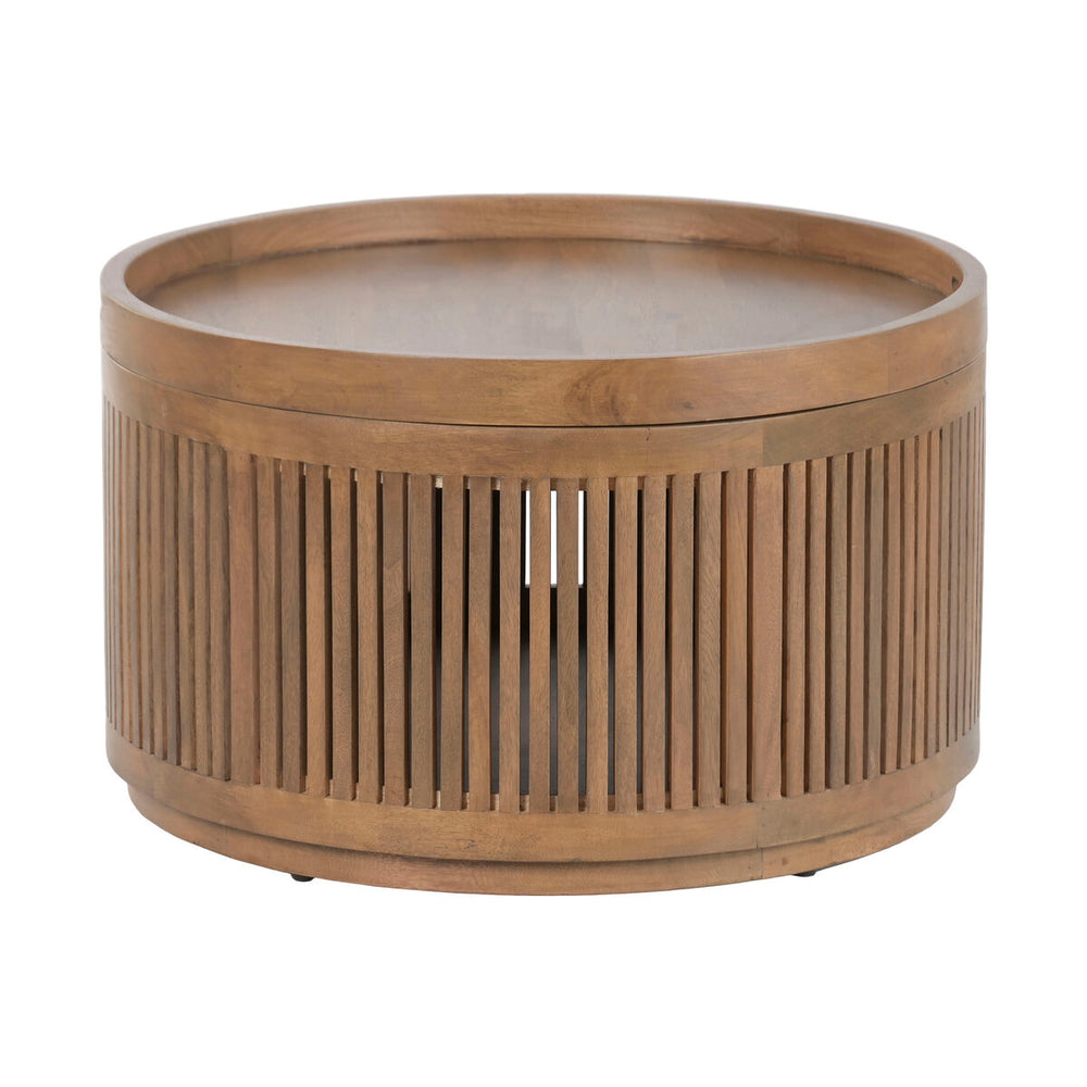 Mesa de Centro Home ESPRIT Marrón 76 x 76 x 46 cm