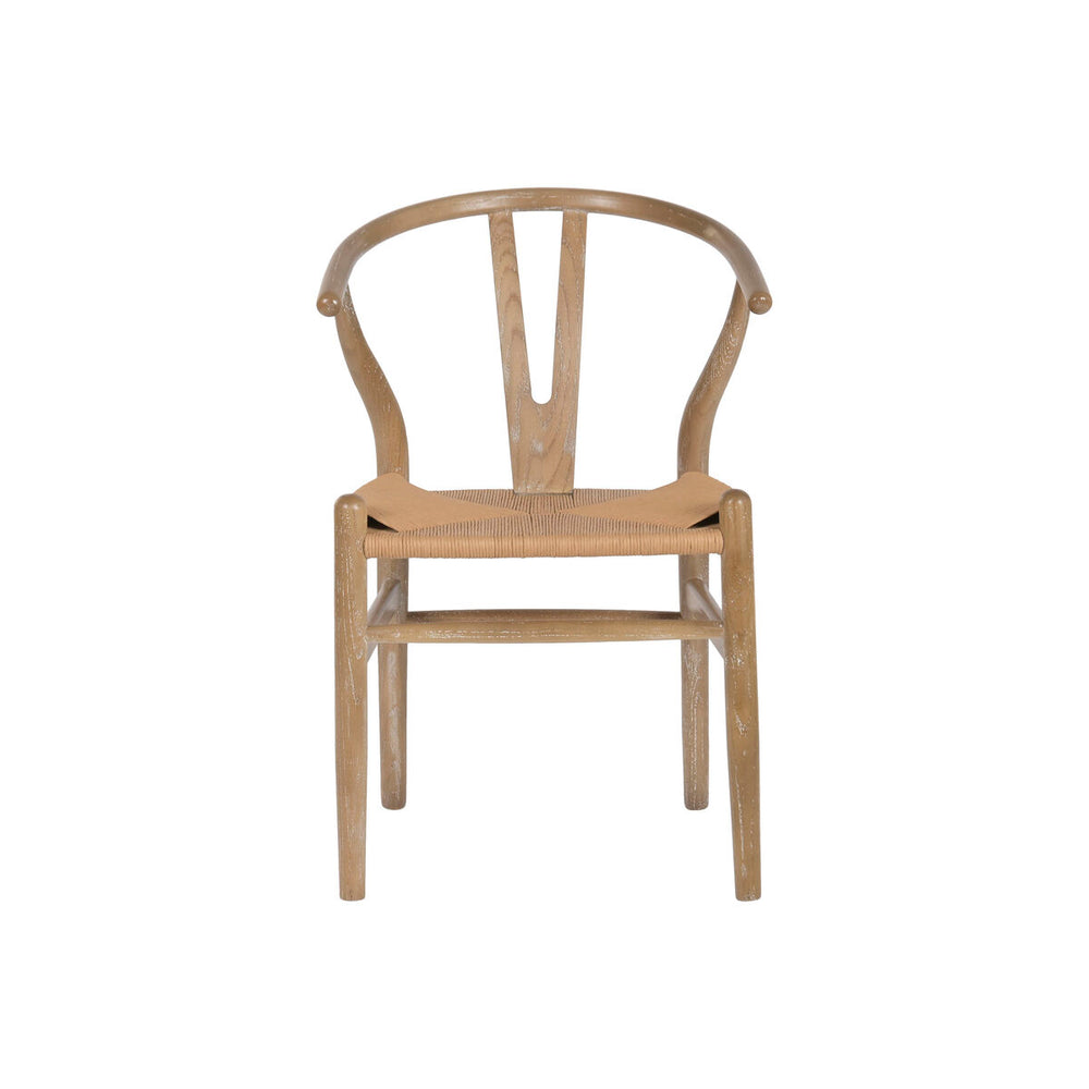 Sedia da Sala da Pranzo Home ESPRIT Naturale Rattan Legno di olmo 55 x 46 x 80 cm