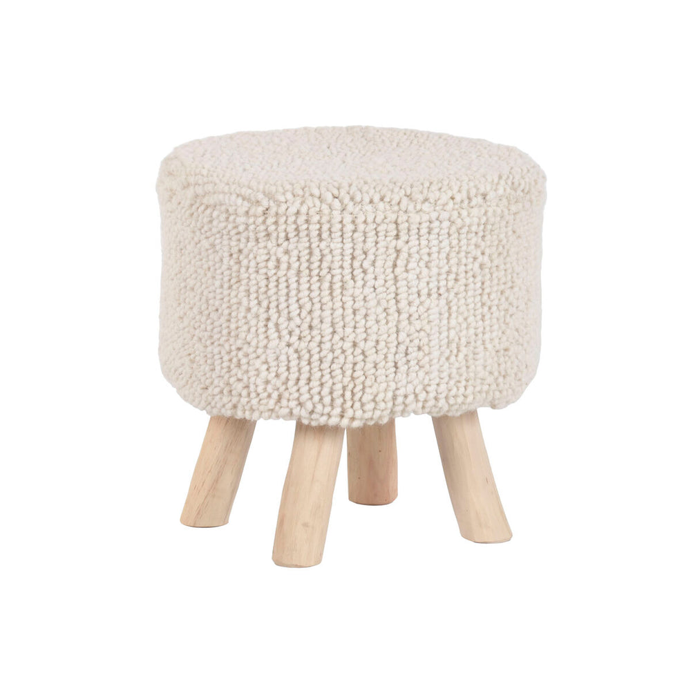 Poggiapiedi Home ESPRIT Beige Boho 40 x 40 x 40 cm