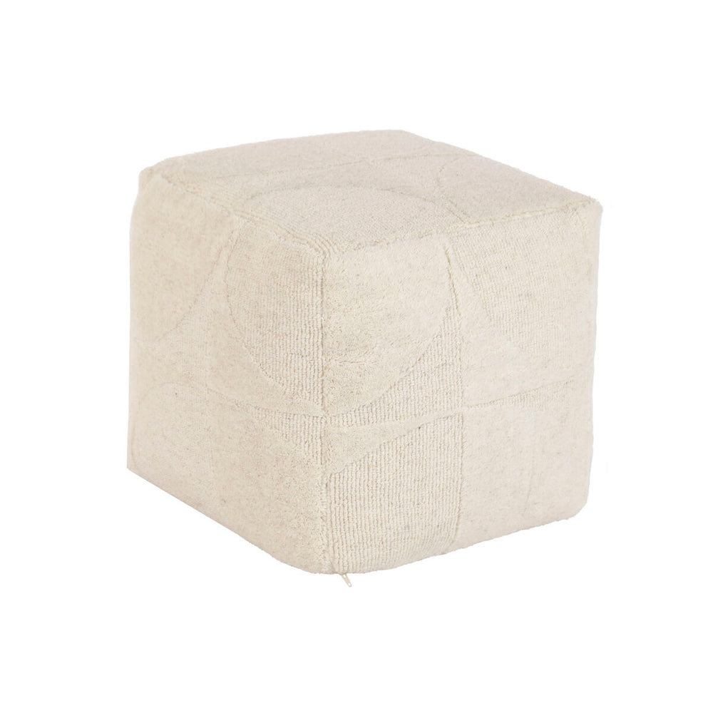 Poggiapiedi Home ESPRIT Beige Boho 45 x 45 x 45 cm