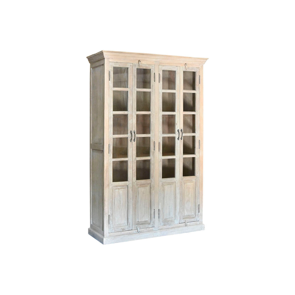 Stand Espositore Home ESPRIT Bianco Legno di mango 135 x 50 x 210 cm