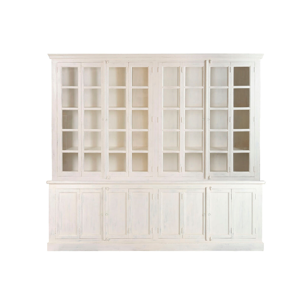 Display Stand Home ESPRIT White Teak Mango wood 270 X 43 X 244 CM