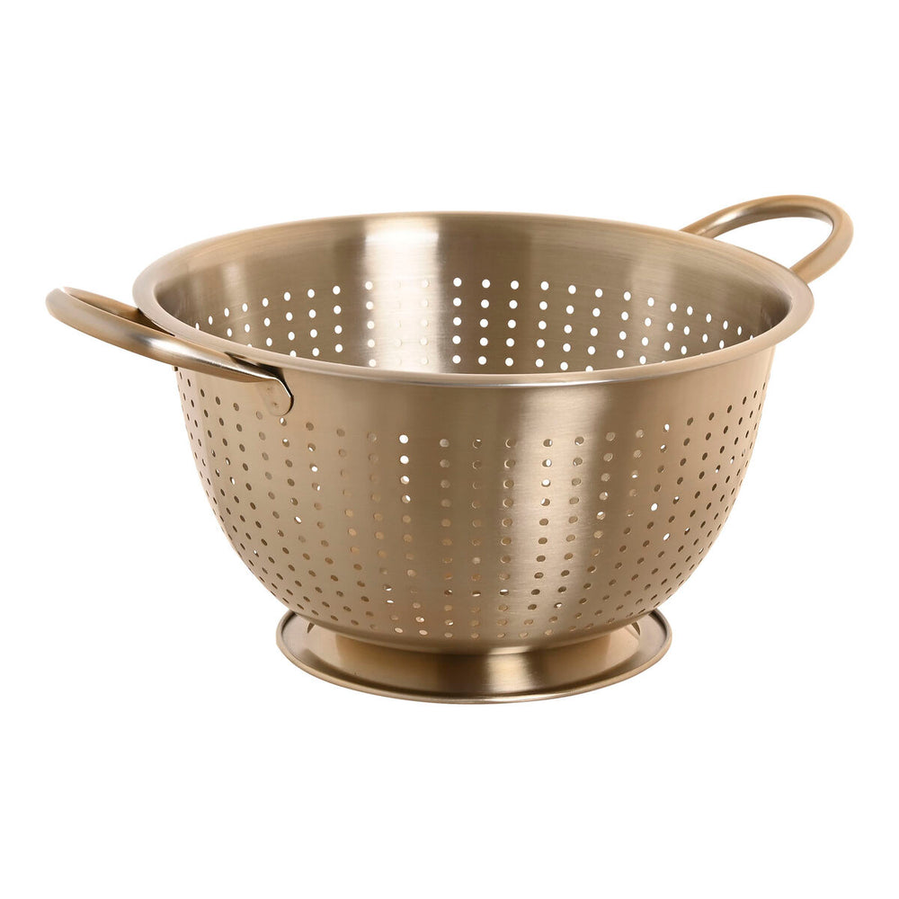 Scolapasta Home ESPRIT Dorato Acciaio inossidabile Alluminio 24 x 24 x 19 cm
