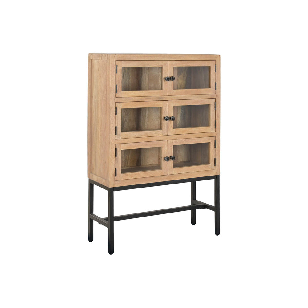 Display Stand Home ESPRIT Metal Mango wood 80 X 30 X 120 CM