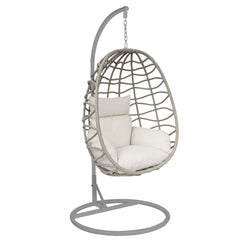 Poltrona da giardino Home ESPRIT Crema Grigio chiaro 93 X 70 X 122 CM