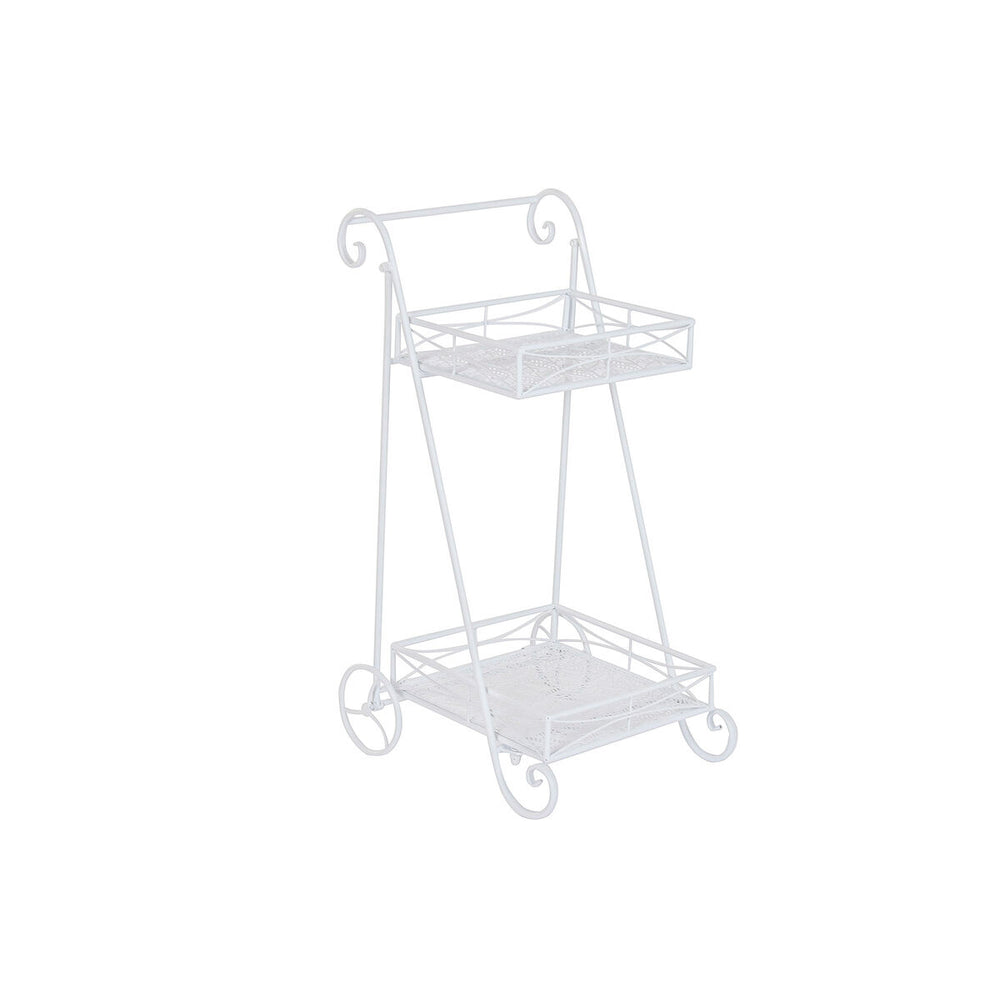 Carro Multiusos Home ESPRIT Blanco 43 X 38 X 76 CM