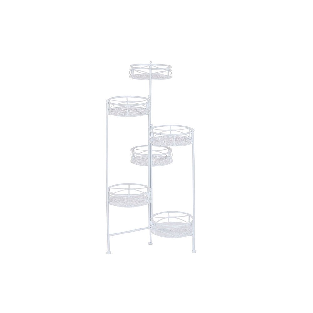 Vaso Home ESPRIT Bianco Ferro 23 x 23 x 102 cm