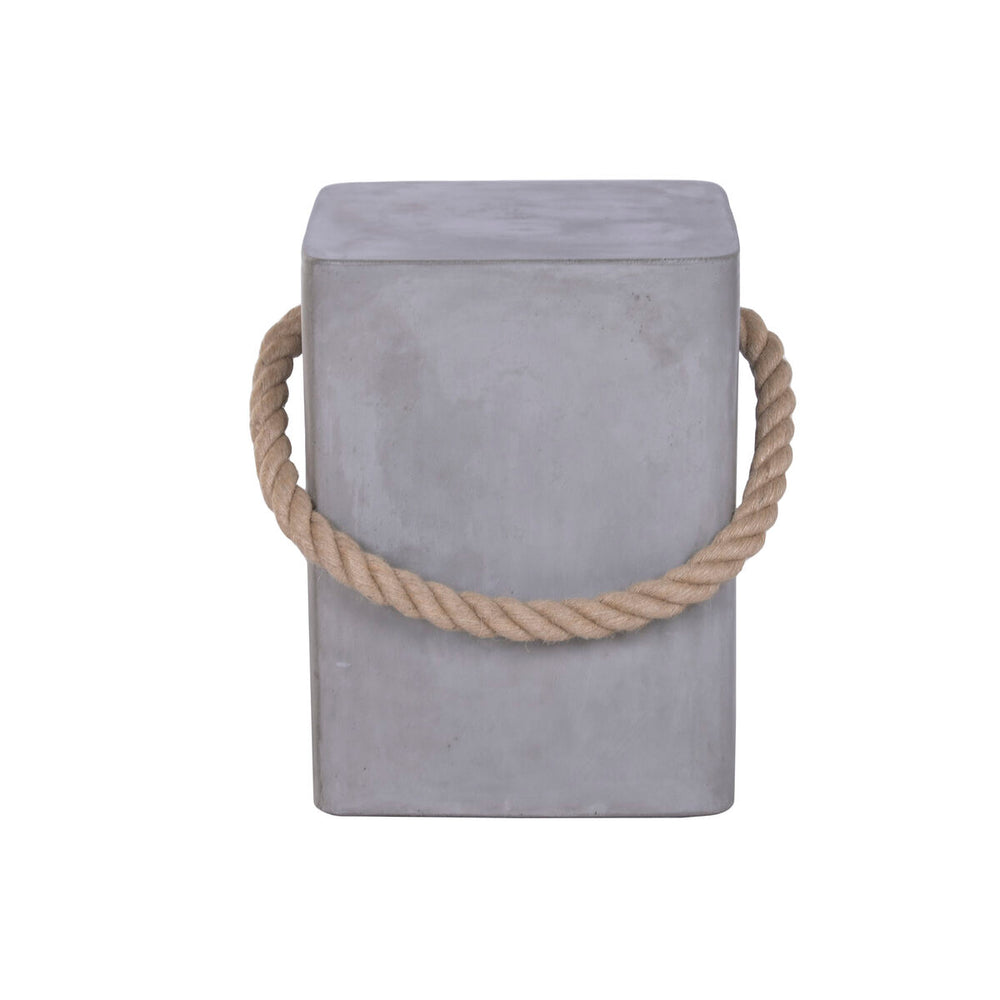 Tavolo aggiuntivo Home ESPRIT Grigio 35 x 35 x 46 cm