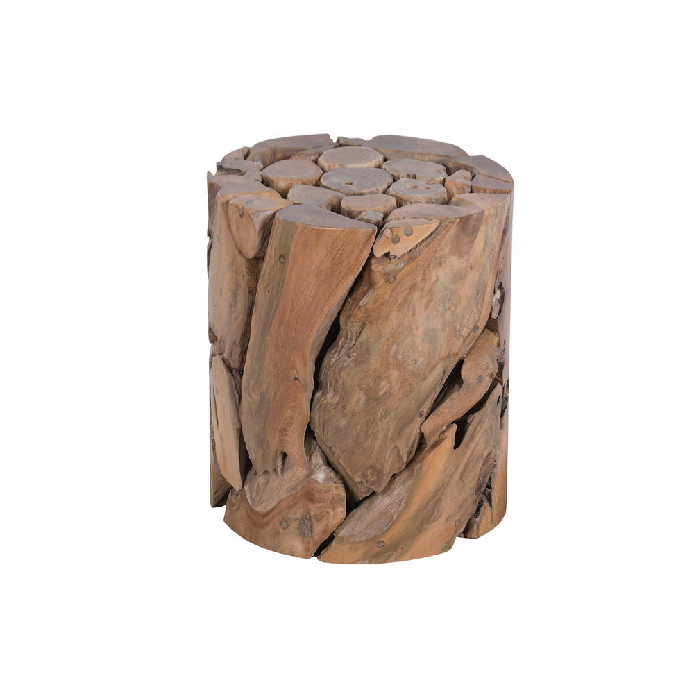 Poggiapiedi Home ESPRIT Marrone 35 x 35 x 40 cm
