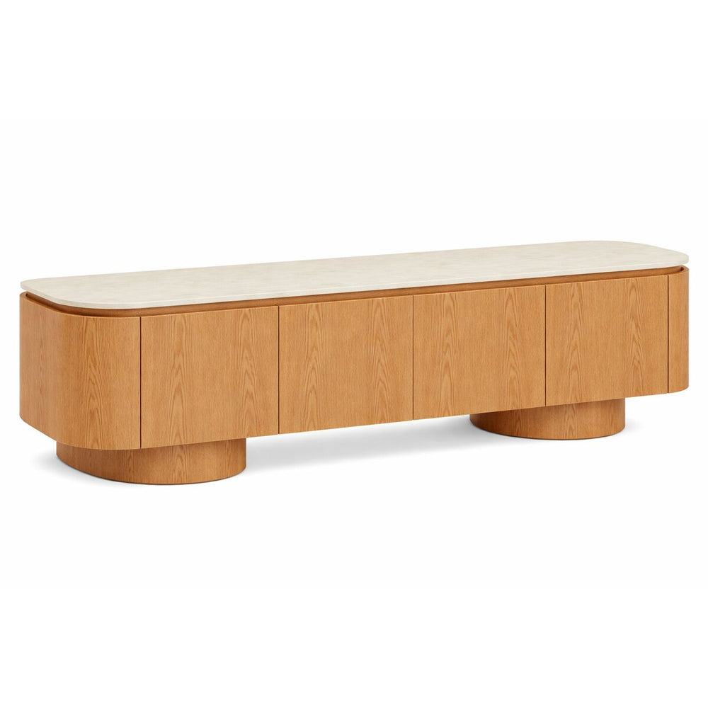 Mueble de TV Home ESPRIT Marrón claro 200 X 40 X 45 CM